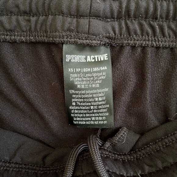 PINK Active Black Sweatpants - Picture 2 of 6